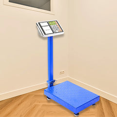 SOGA 300kg Electronic Digital Platform Scale Computing Shop Postal Weight Blue