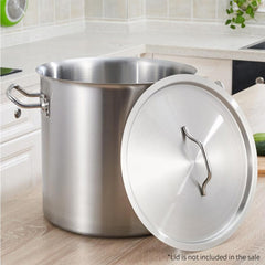 SOGA Stock Pot 71L Top Grade Thick Stainless Steel Stockpot 18/10 Without Lid