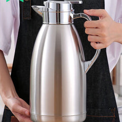 SOGA 2X 1.8L Stainless Steel Water Bottle Insulated Vacuum Flask Coffee Jug Thermal