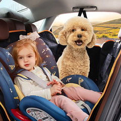 SOGA 600D Oxford Cloth Waterproof Dog Car Cover Back Seat Protector Hammock Pet Mat Black