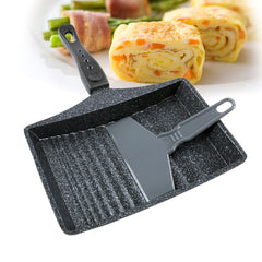 SOGA Marble Coated Omelette Frying Pan Tamagoyaki Korea Egg Fried Egg Roll Fry Pan