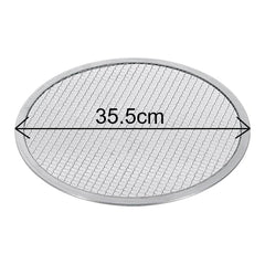 SOGA 14-inch Round Seamless Aluminium Nonstick Commercial Grade Pizza Screen Baking Pan