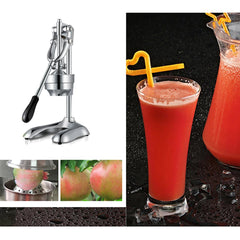 SOGA Stainless Steel Manual Juicer Hand Press Juice Extractor Squeezer Orange Citrus