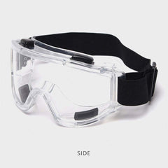 4X Clear Protective Eye Glasses Safety Windproof Lab Goggles Eyewear