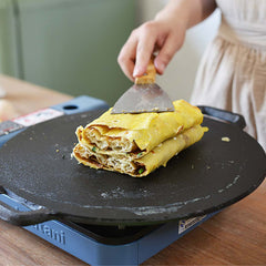 SOGA Cast Iron Induction Crepes Pan Baking Cookie Pancake Pizza Bakeware