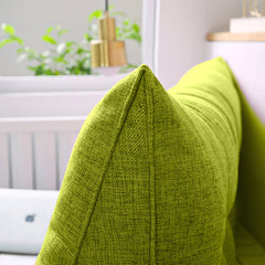 SOGA 150cm Green Triangular Wedge Bed Pillow Headboard Backrest Bedside Tatami Cushion Home Decor