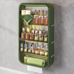 SOGA Green Multi Tier Cosmetic Storage Rack Bathroom Vanity Tray Display Stand Organiser