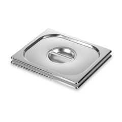 SOGA 2X Gastronorm GN Pan Lid Full Size 1/2 Stainless Steel Tray Top Cover