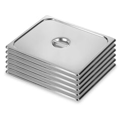 SOGA 6X Gastronorm GN Pan Lid Full Size 1/1 Stainless Steel Tray Top Cover