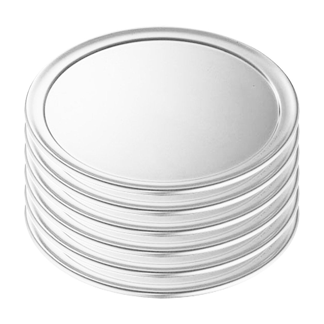 SOGA 6X 14-inch Round Aluminum Steel Pizza Tray Home Oven Baking Plate Pan