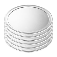 SOGA 6X 9-inch Round Aluminum Steel Pizza Tray Home Oven Baking Plate Pan