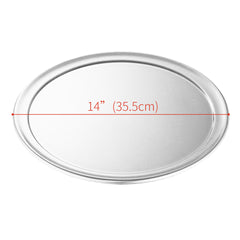 SOGA 6X 14-inch Round Aluminum Steel Pizza Tray Home Oven Baking Plate Pan