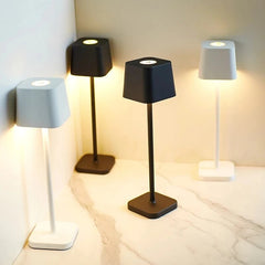 Anyhouz Hotel Lightning Lamp Black Home Decor Touch Sensor Light IP54 Waterproof Pro Table Lamps